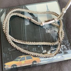 Anthropologie Leather Wrap Bracelet